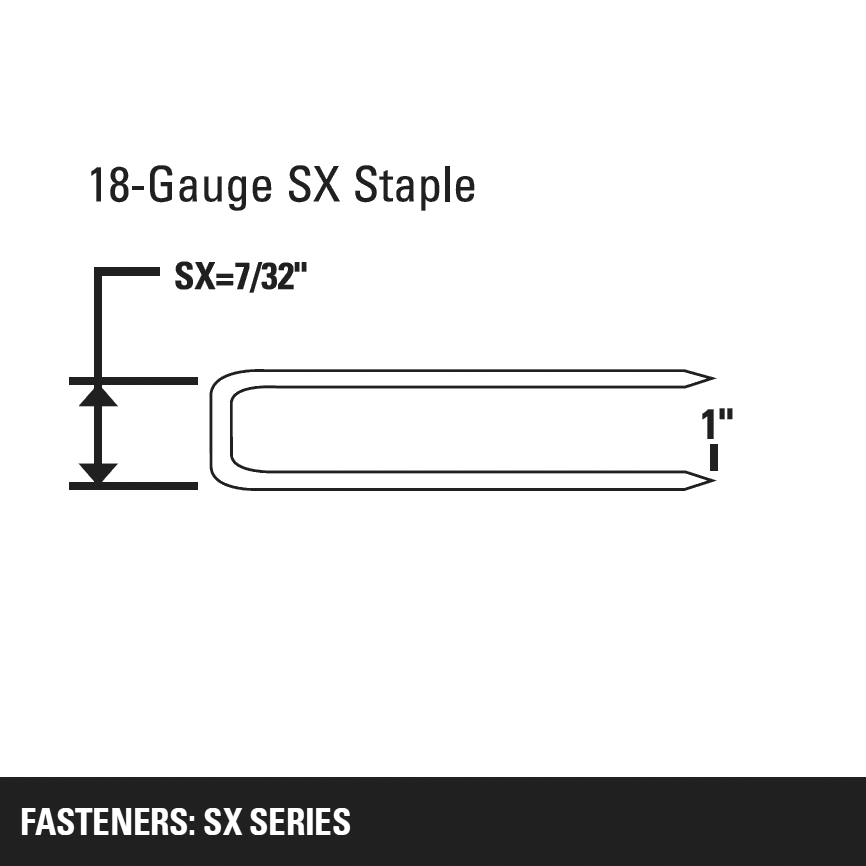 Bostitch Industrial SX50351G 7/32