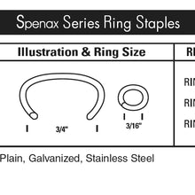16 GAUGE SHORT MAGAZINE PNEUMATIC C-RING STAPLER 3/4" Open - 3/16" CLOSED RING