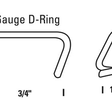 The TR315 uses 15 Gauge D-Ring Staples which are 3/4" open and close to a 1/4" size. RINGSR15 and RINGSR15SS are valid parts.